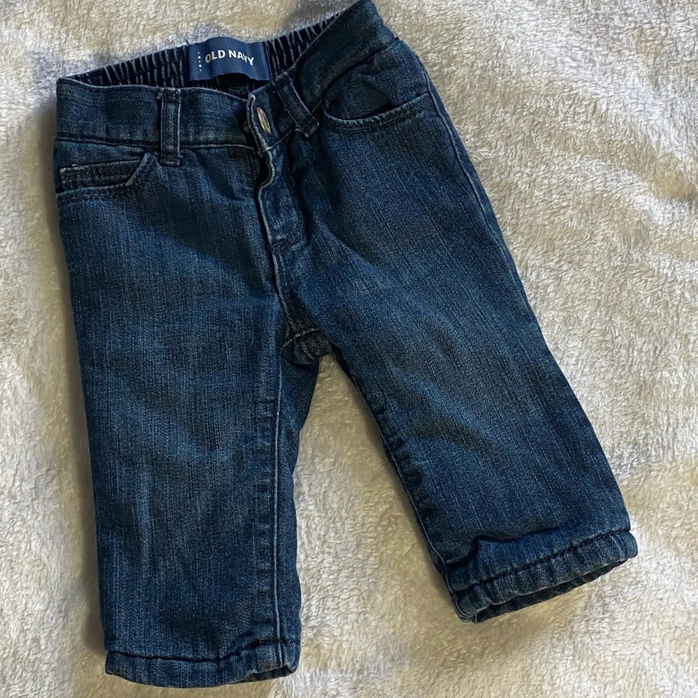 Old Navy Blue Fleece Lined Jeans
